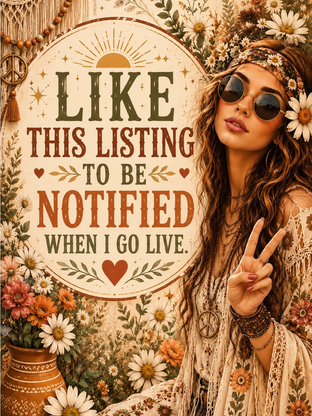 LIKE THIS LISTING TO BE NOTIFIED WHEN I GO LIVE 🧡